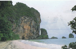 The  beach  at  Phra  Nang  Bay, Krabi